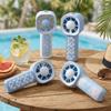 USBRechargeable Pocket Carabiner Fan 3 Gears Cooling Fan Mini Handheld Fan  Summer Essentials