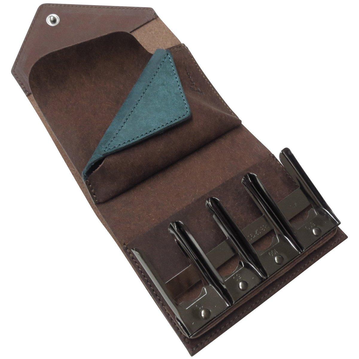 

LITSTA Coin Wallet 3 Compact Wallet with Coin Dark Brown Holder, (D BROWN)