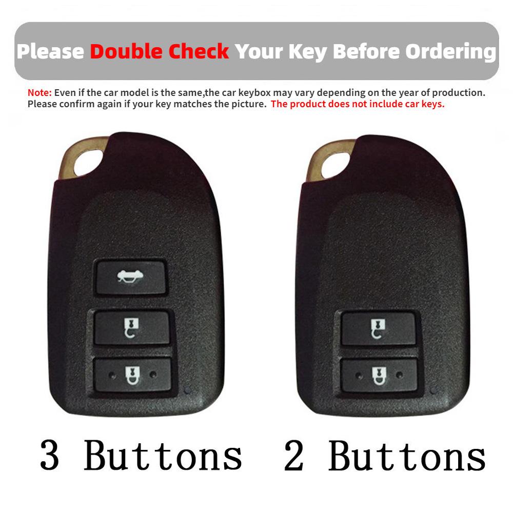 Für Toyota Prado Yaris Vios Previa Protector Shell Keyless Auto Zubehör 2 3 Tasten TPU Auto Schlüssel Fall Abdeckung