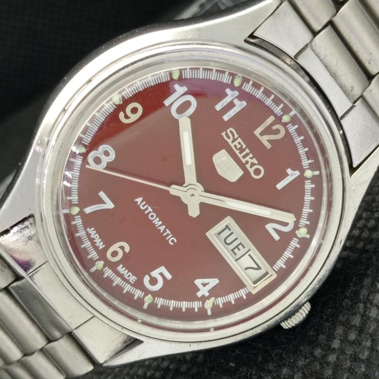 

Б/У винтажные мужские часы SEIKO 5 AUTO 6309A из Японии, D/D, коричневые, 608d-a315678-9 SKU608d-a315678