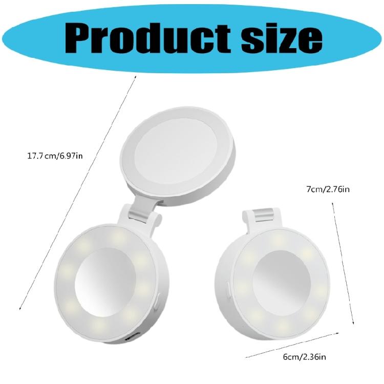 Snap On Magnetic Phone Light Portable Studio Lighting Equipment For Portrait Selfies Video Recording Dimmable Plastic Construction