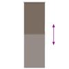 Blackout Roller Blind Coffee 60X175 Cm Fabric Width