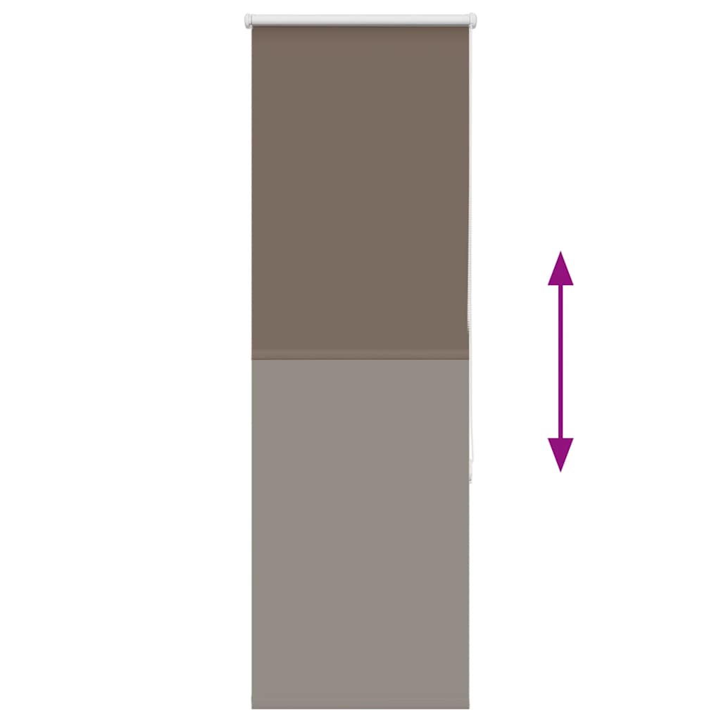 Blackout Roller Blind Coffee 60X175 Cm Fabric Width