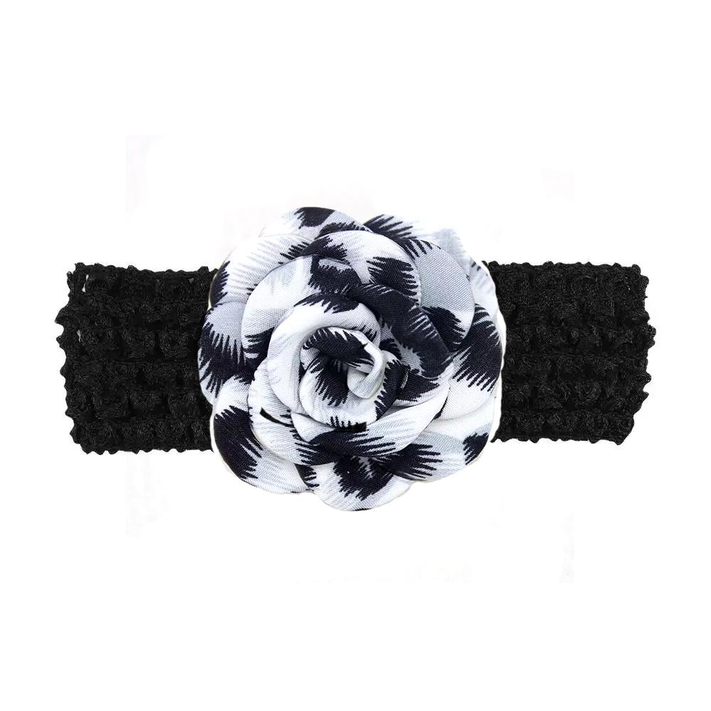 30/50pcs Pet Dog Flowers Bowtie with Elastic Band Leopard Style Fashion Dog Grooming Product for Small Middle Large Dog Bowties