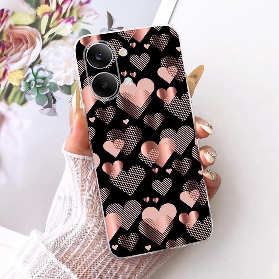 For Xiaomi Redmi Turbo 5 Max Case Cute Cat Flowers Painted Cover Soft Slim Phone Case For Xiaomi Redmi Turbo 5 Turbo5 Max Fundas