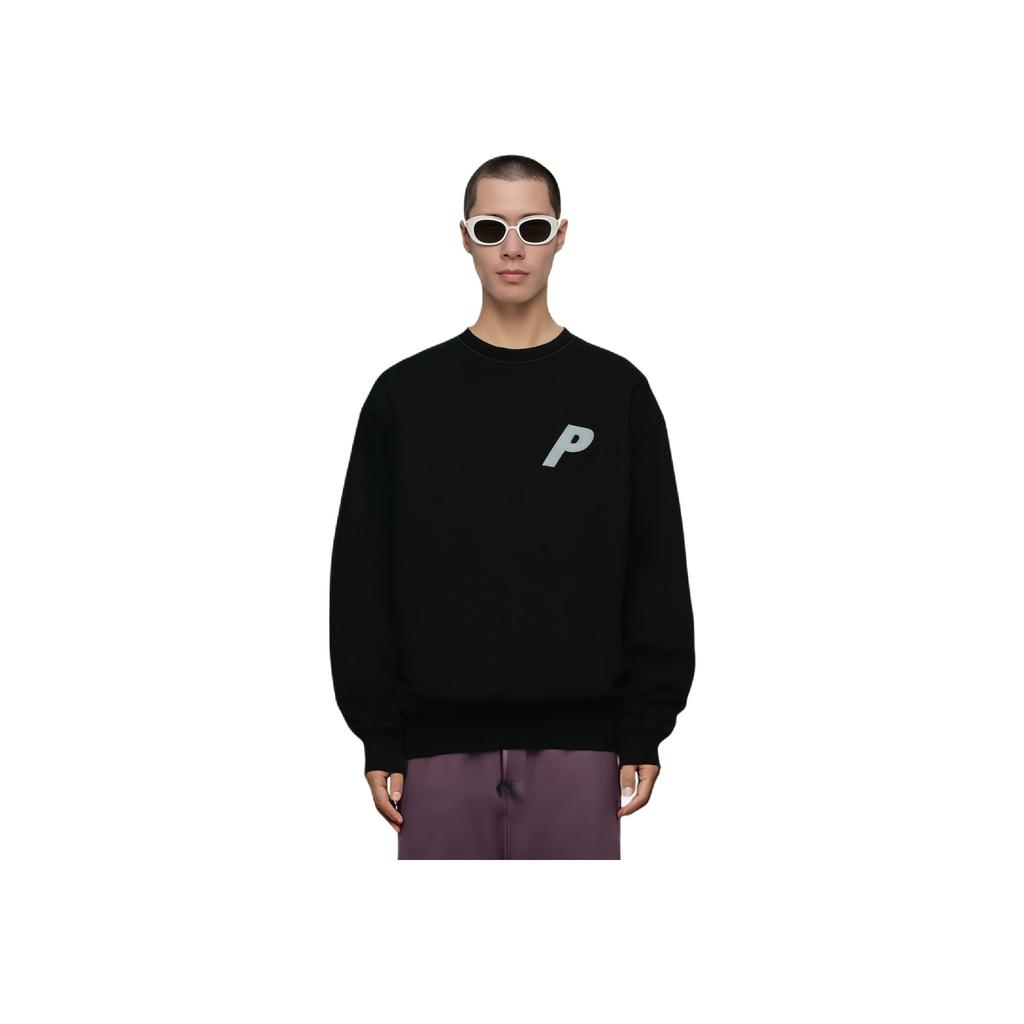 Palace Pigment P3 Crew Black Unisex Tops P28CS032