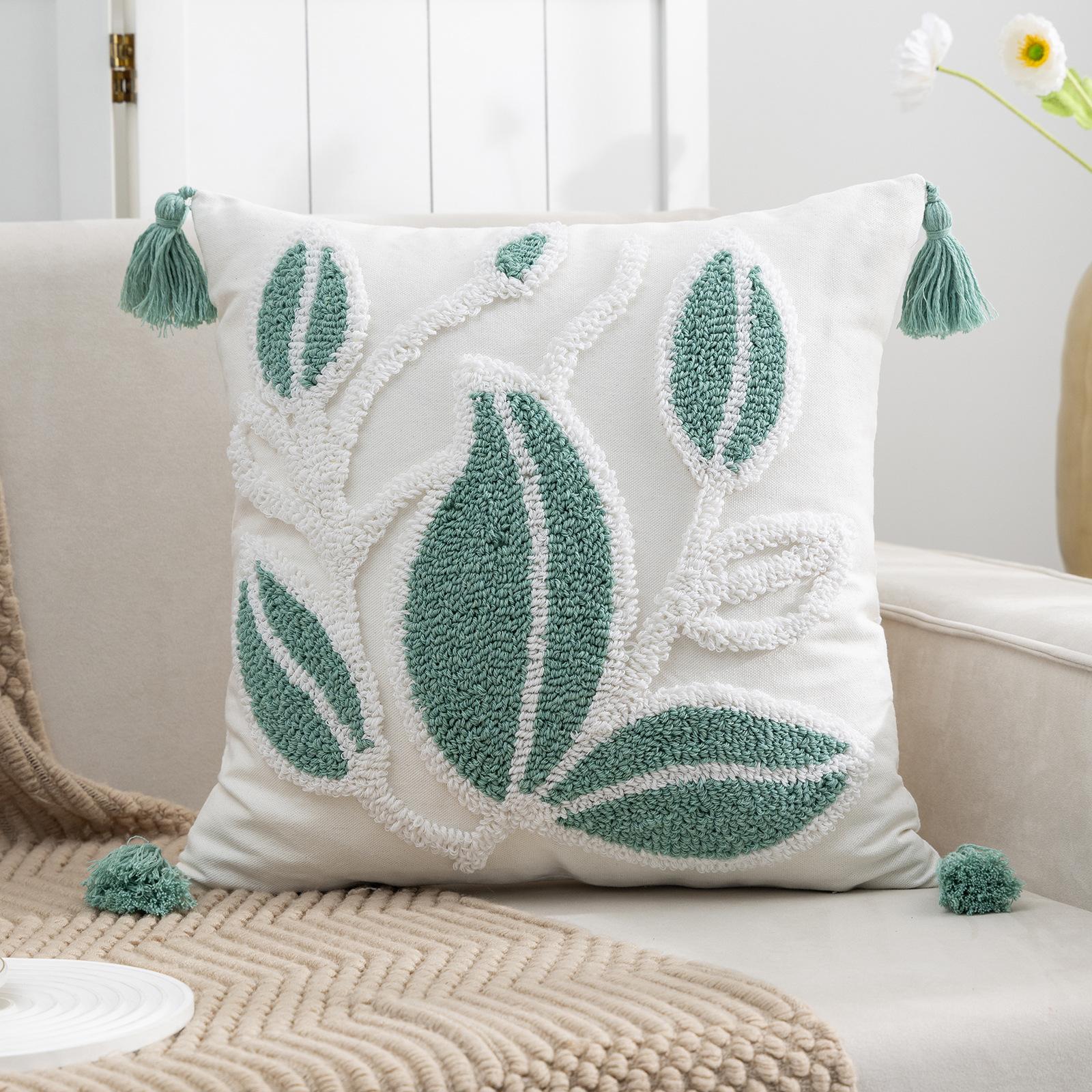 

Чехол для подушки с кисточками, офисный, домашний, для гостиной, дивана, спальни, подушка-кушон, без наполнителя, подушка для спины 45 * 45Cm (without core)