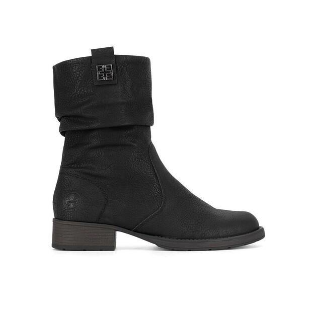 Rieker Z9583-00 Black Ankle Boots