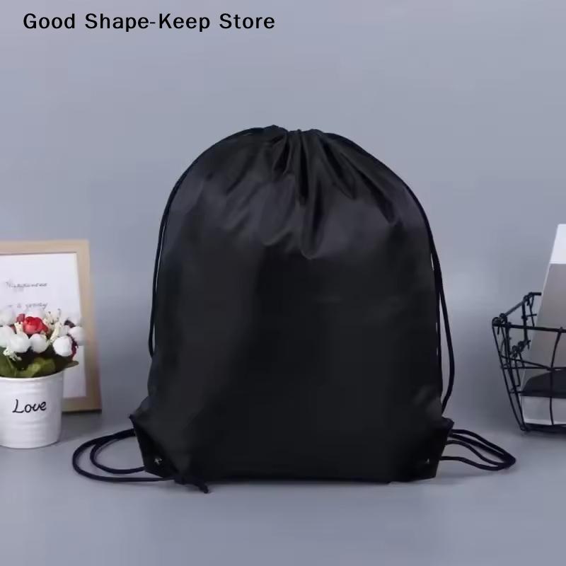 Durable Oxford Nylon Pocket Storage Bag, Stylish Tote Double Shoulder Organizer Backpack, 1PC for Gym Use