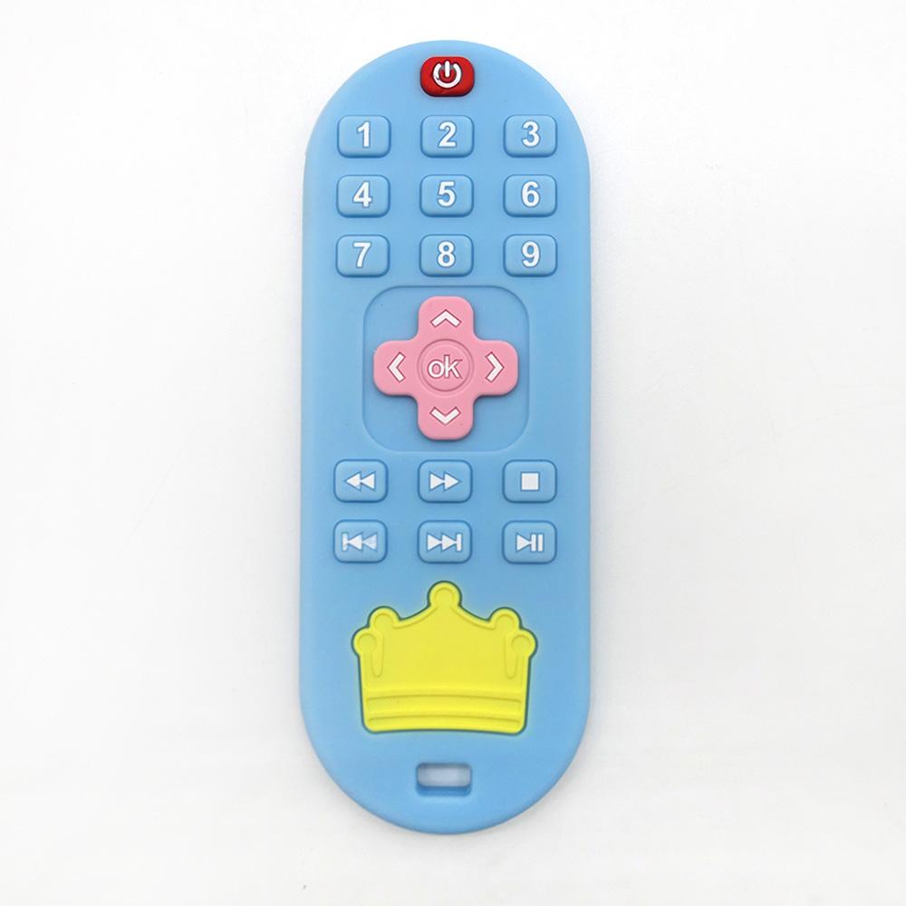 Non-Toxic Simulated Remote Control Teether Baby Pacifier Anti-Thumb-Sucking Soothing Toy For Chewing And Stress Relief