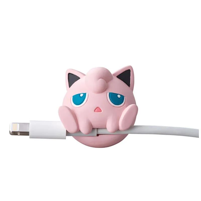 

Pokmon Fashion Cartoon Character Chewing Toy Pikachu Eevee Squirtle Charging Data Cable Protective Case USB Kid Friendly Entertaining Fun Play Safe