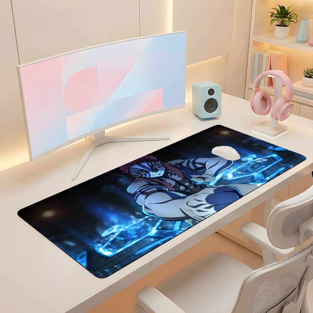 Demon Slayer Gaming Mouse Pad Large Anime Keyboard Mat Deskmat Laptop PC Gamer Accessories