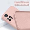 Liquid Silicone Soft TPU Phone Case For Xiaomi 14T 13T Pro Poco X6 Redmi Note 13 Pro 12 Pro 11 Shockproof Matte Bumper Cover