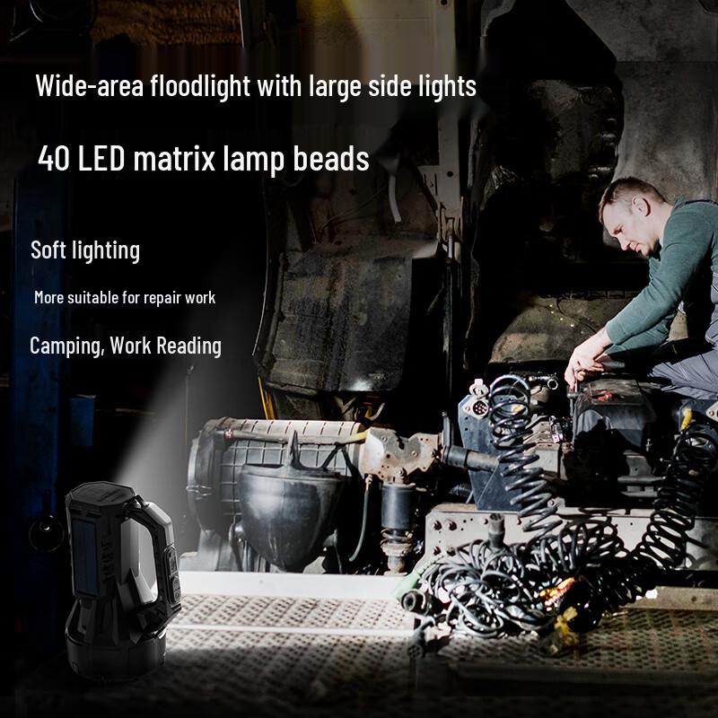 WARSUN WS95 Rechargeable Solar LED Searchlight