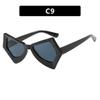 2023 Trendy Cat Eye Anti-Blue Light Butterfly Glasses with Irregular Large Frame