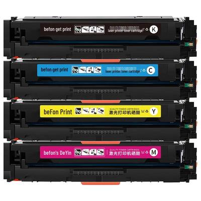 Deyin CF510A Compatible 4-Color Toner Cartridge Set with Chip