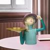 Figurine Statue Storage Tray Collectible Sculptures Decorative for Living Home Decoration