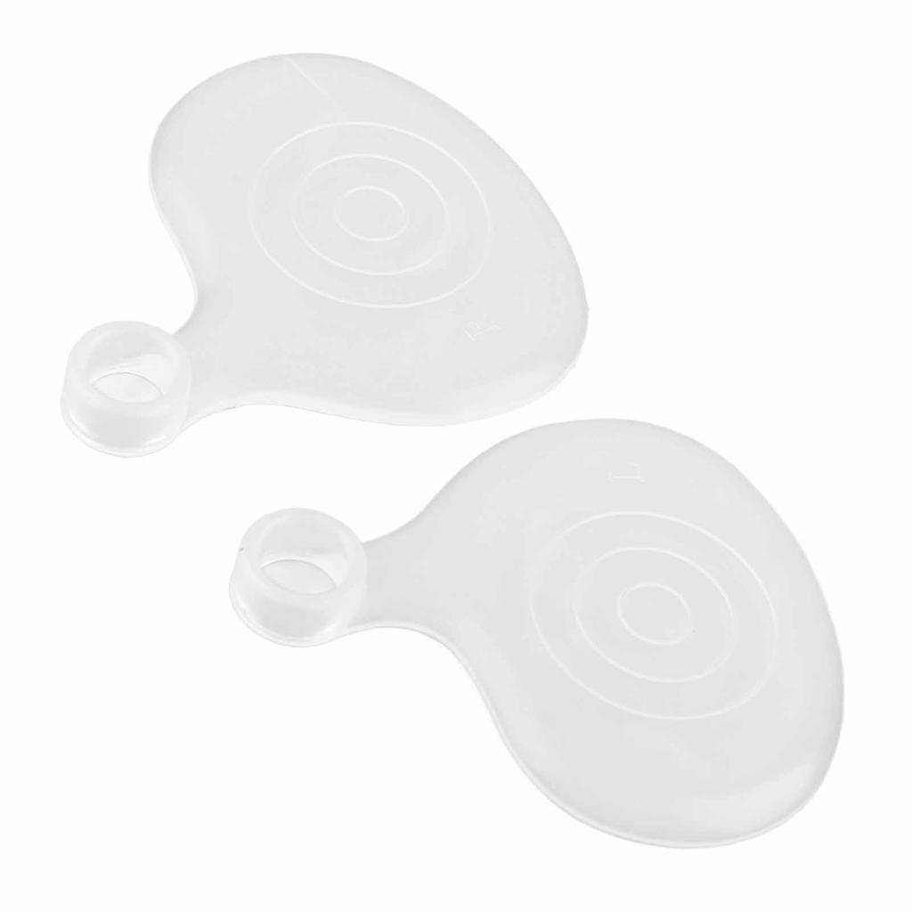 2pcs Unisex Silicone Forefoot Relieve Pain Correction Shock Absorption Insoles Cushion S
