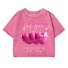 I'M A Sucker Funny Printing Female Washed Short T-Shirt Fashion Casual Tshirt Street Tops Summer Loose Distress Clothes