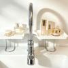 Large Capacity Bathroom Storage Rack No-Drill Faucet Drain Organizer Cosmetics Stand  Washstand