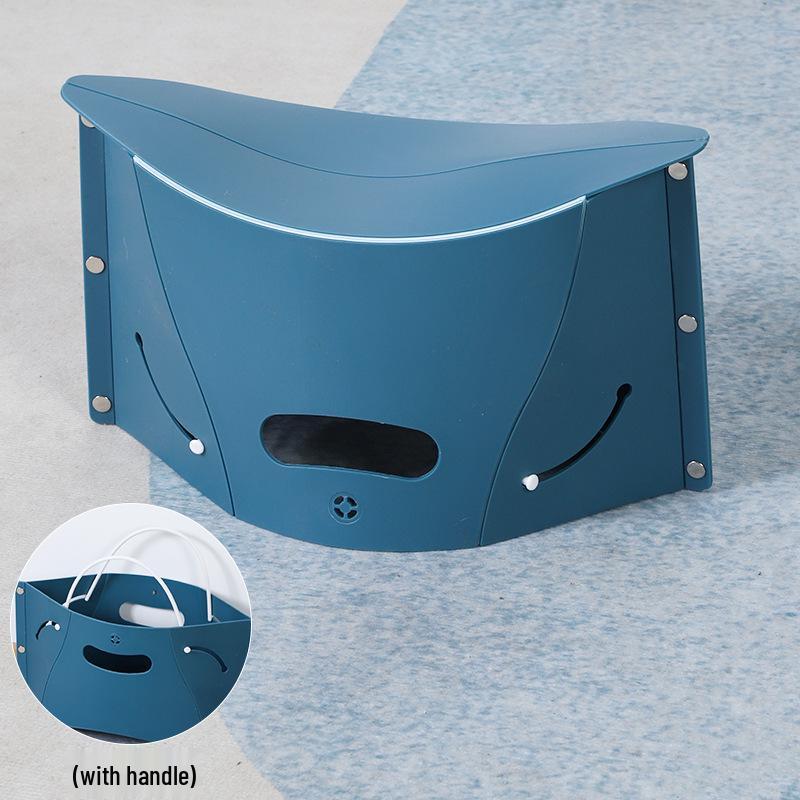 Portable Folding Plastic Stool for Travel & Outdoor Use