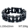 Men's Hip Hop 22mm Titanium Steel Bicycle Chain Bracelet