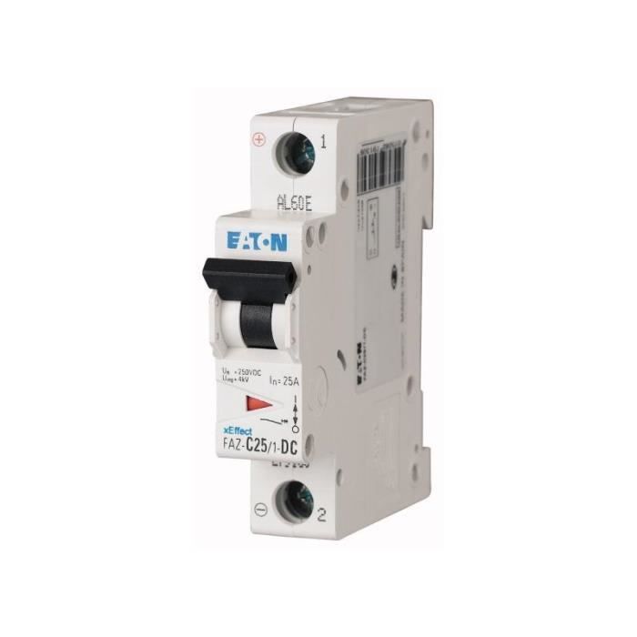 Disjoncteur modulaire 4A 1p courbe C DC EATON FAZ-C4/1-DC