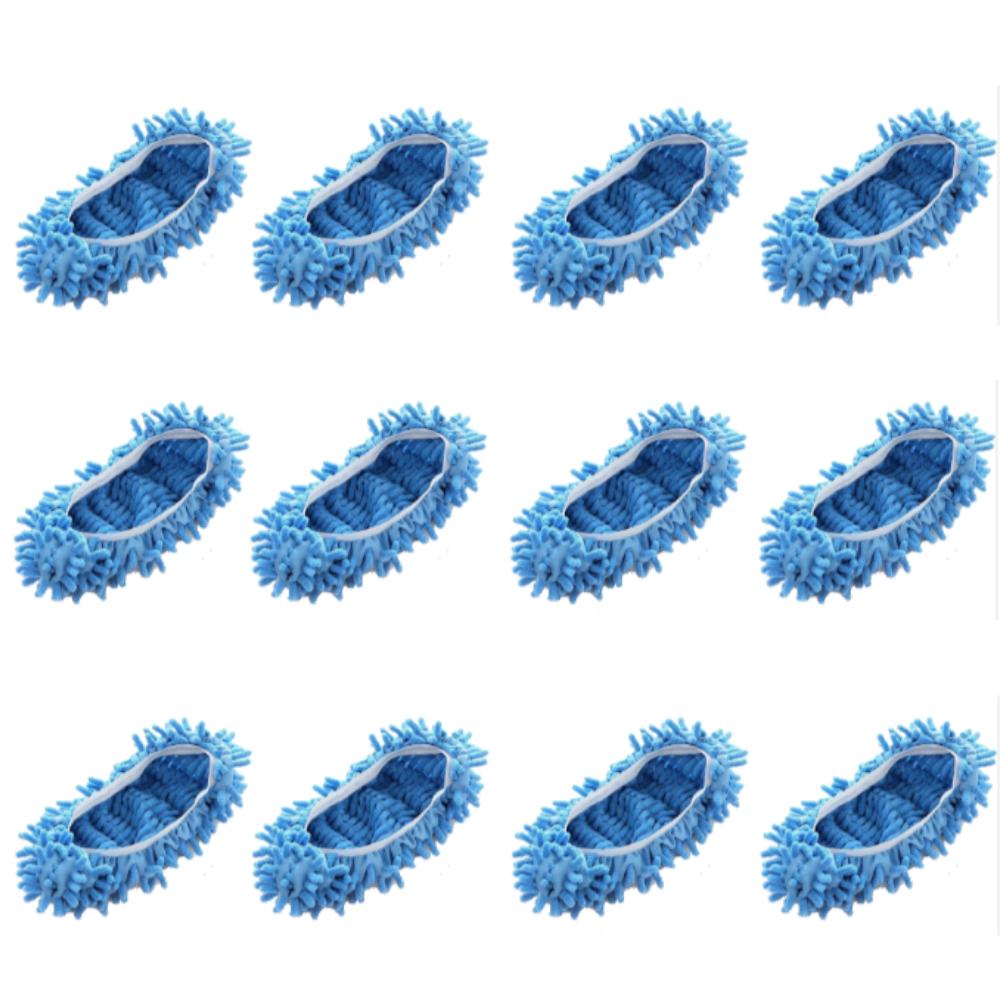 Multifunction Floor Dust Cleaning Slippers Shoes Cloth Lazy Mopping Shoes Home Floor Washable Microfiber Cloth Cleaning Tools