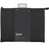 Uniq Etui Lyon Laptop Sleeve 14Czarny/Midnight Black Waterproof Rpet