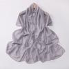 Chiffon Long Scarf Double Heart Rhinestone Ethnic Headscarf For Women
