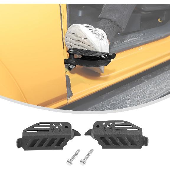 

Linskip Foot Pegs for Door-Off Driving Compatible with 2/4 Door Ford Bronco 2021-2025, Front Foot Peg Rest Pedal for Bronco Exterior Accessories чёрный
