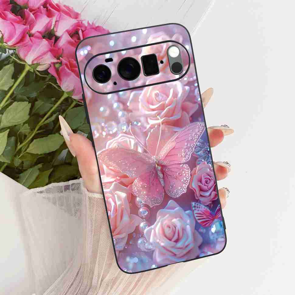 For Google Pixel 10 Pro 5G Case Fashion Painting Silicone TPU Black Soft Cover For Google Pixel 10Pro GEHN3 Phone Cases Bumper
