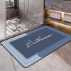 Bathroom Floor Mat Easy To Maintain Door Mat Bathroom Absorbent Anti Slip Quick Drying Foot Mat