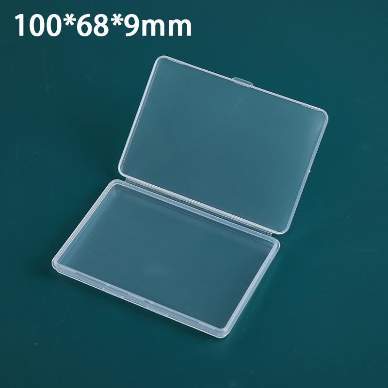 Mini Plastic Box Rectangular Translucent Packing Box Dustproof Durable Strong Jewelry Button Sundries Storage Case Container