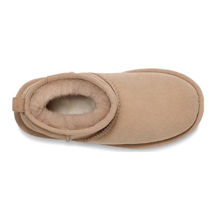 New UGG Classic Ultra Mini Diftwood Kids 1130750K-DRI