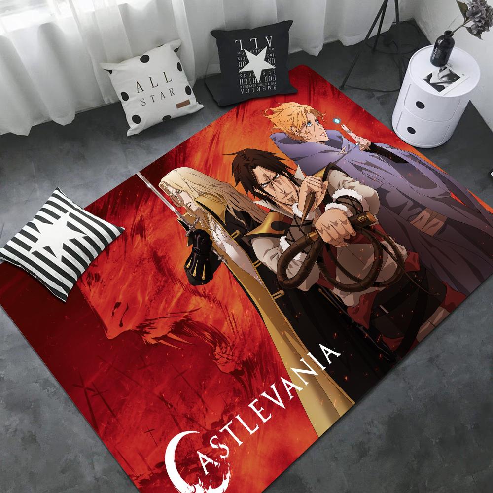 Castlevania Long Rugs Nordic Style Bedroom Living Room Doormat Home Balcony Anti-Slip Toilet Rug