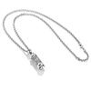 Six Characters Mantra Sterling Silver Pendant Hollow Open Loading Necklace Gawu Box Pendant Pendant Men and Women