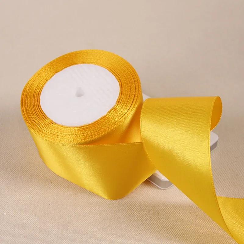 25Yards/Roll 6mm-50mm Ribbons DIY Bow Crafts Polyester Satin Ribbons Christmas Home Decor Accessories Tape Wedding Gift Wrapping
