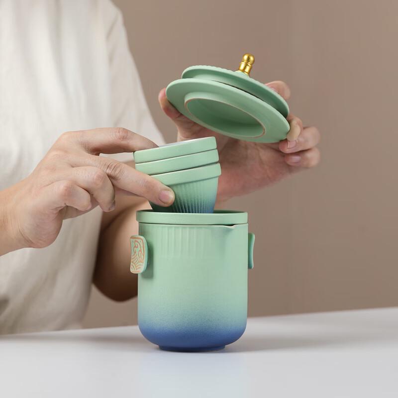MULTIPOTENT Forbidden City Style Portable Travel Tea Set