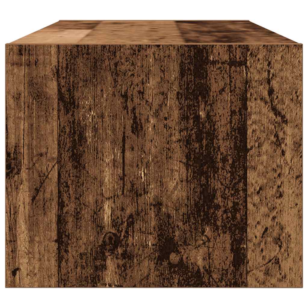 TV Cabinet with Rustic Wood Look 80 x 31 x 25.5 cm Particleboard