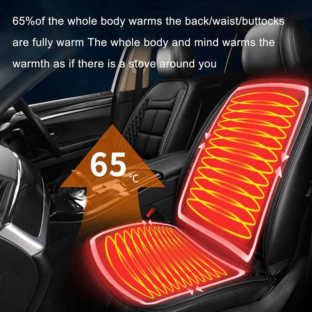 Car Heated Seat Warmers Driver Side Seat Cushion With Heat Automotive Chair Warming Device For SUV Sedan Truck Auto Vehicle
