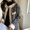 Korean Style CC Cream Sweater Coat for Women - 2021 Autumn/Winter, Loose Mid-Length Knit Cardigan