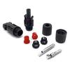 Zestaw złączy do paneli słonecznych 600/400/200/100/10 szt., Wtyczka PV 1000V DC 30A, do kabli fotowoltaicznych MC 2,5/4/6 mm²