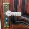 Anti-Collision Xmas Doorknob Cover Santa Claus Door Handle Protective  Bathroom Door