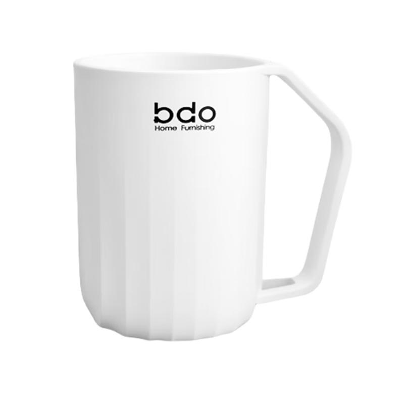 Wave Pattern Mouthwash and Toothbrush Cup