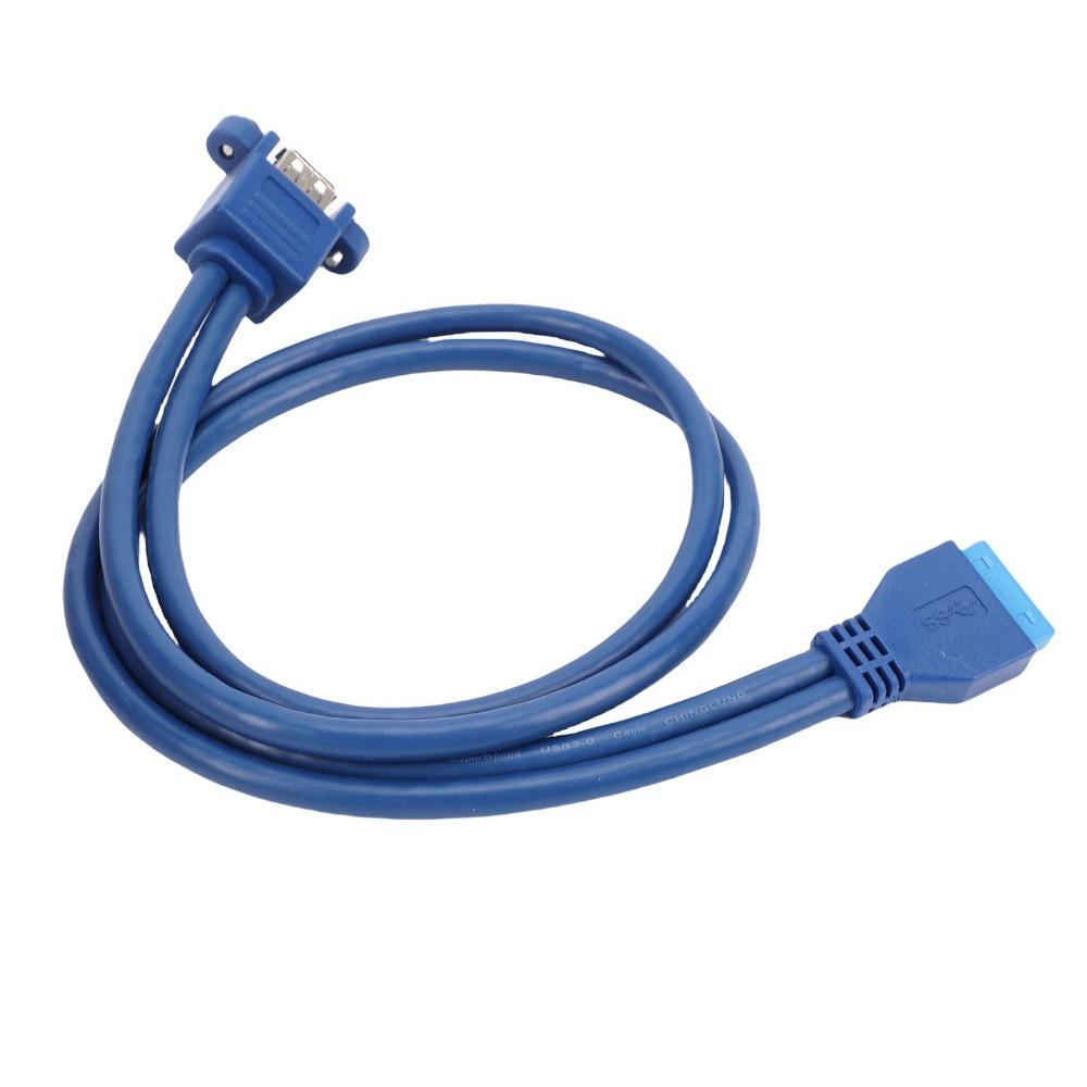 50cm USB 3.0 Extension Cable 20P Panel Cable Motherboard Extension Cable  Computer Assembly