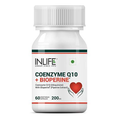 Coenzyme Q10 + Bioperine (60 Caps, 200 Mg), Coenzyme Q10 + Bioperine