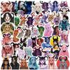 50pcs Art Magic Witch Sticker Aesthetic Cartoon Stickers Decorative Anime Decals Laptop Motorcycle Guitar Car Cool Decals