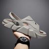 Slippers Summer Wear Sports Beach Shoes Couple New Home Non-slip One-word Drag Outdoor Casual Men's Sandals