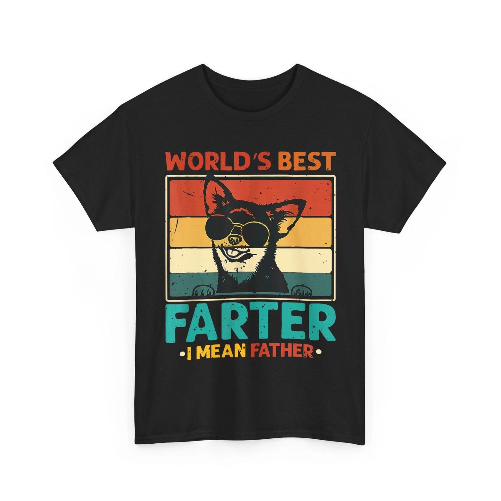 Worlds Best Farter I Mean Father Best Dad Ever Cool Dog T shirt 3XL